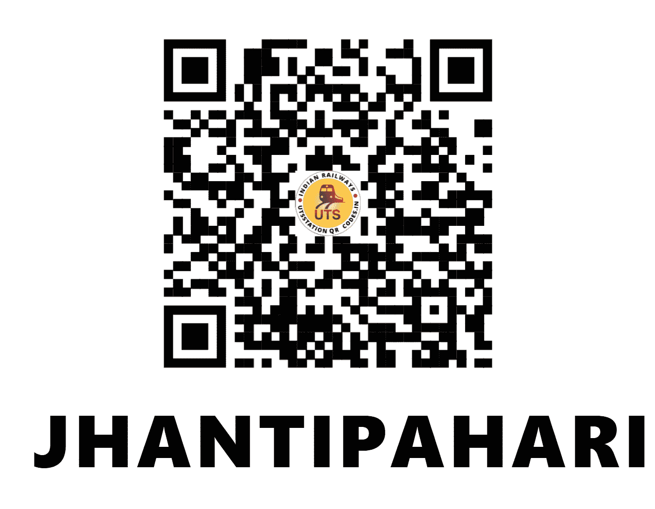 UTS QR Code for JHANTIPAHARI - JPH - SE (WEST BENGAL)